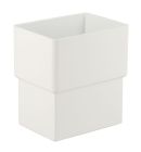 MANCHETTE MALE/FEMELLE POUR TUBE DESCENTE 73X100 BLANC - UZQGTB