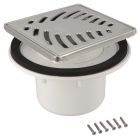 SIPHON 15X15 S VERTICALE DIAMETRE 50/63 INOX 316  - SRAC15I316V