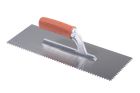 Platoir dente avec poignee caoutchouc 36 X 13cm dents 3×3