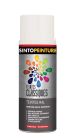 Peinture acrylique metal , bois , plastiques classique brillant blanc RAL 9010 - aerosol de 0,4L