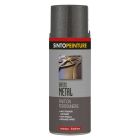 Peinture acrylique metal , bois , plastiques classique satine noir - aerosol de 0,4L