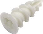 Cheville a visser en nylon sans vis - PLAK - diam. 12 mm x long. 38 mm - Boite de 100