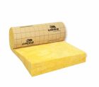 Matelas de laine de verre revetu sur une face d'un papier kraft quadrille MRK 35 long, 4,2m x larg, 1,2m x ep, 151mm R = 4,3