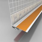 Arret d'enduit menuiserie PVC trame 90mm maille 9mm + joint mousse - long. 2,40m