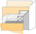 Arret lateral aluminium pour isolant de 100mm - long. 3m