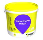Colle et sous-enduit WEBER.THERM MOTEX seau 25kg