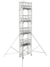 Échafaudage roulant en aluminium NEOLIUM 200 BOX hauteur de travail 10m - Neolium 200 box