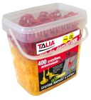 KIT 400 CROISILLONS LINEAIRES 2MM + 50 TETES MONOBLOCS