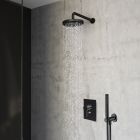 PACK ENCASTRE DOUCHE MITIGEUR OMEGA BLACKMAT