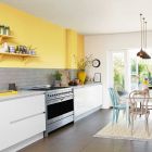 Peinture - COLOR RESIST CUISINE & BAINS SATIN Jaune Frais - pot de 2L