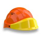 Casque - Orizon orange visiere jaune - Taille unique