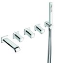 bain douche encastre italy poignees chrome