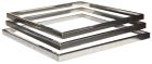 Kit 3 Inserts Platinum/Steel Lisses 3 En 2Cm - - Pilier De Clôture Platinum