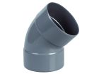 Coude PVC  FF 45° 140 GN