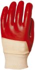 Gants EUROSTRONG 3420 PVC rouge dos aéré standard T10