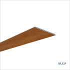 Lambris Type  SME  2frises ep10mm 0,25x4ml Prem Chene Miel