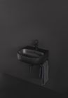 lavabo suspendu nolita avec plage 50x45 black