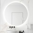 Miroir MOON 600 circulaire avec luminaire (4.8 W.) IP44 Ø 600 mm