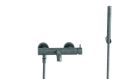 bain/douche triverde + kit douchette/flexible/sup metal brillant
