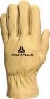Gants tout fleur bovin hydrofuge paume fleur retournée Chamois T9