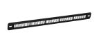 GRILLE PLATE MORTAISE 250X12 MAXIMUM COULEUR NOIR     - B1913N