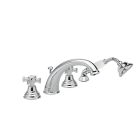 bain/douche chambord 4 trous sur gorge chrome/or