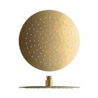 POMME DE DOUCHE SANDWICH INOX RONDE 30 OR BROSSE