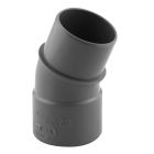 Coude PVC évacuation 20° mâle/femelle Ø40 - COUDE MALE 20° D 40 80p