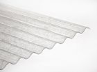 Plaque ondulée petite onde polyester PO 90 - 76 x 18 - 3,00 m x 0,90 m -  Epaisseur : 0,7 mm  - vert