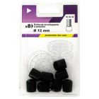 EMBOUT ENVEL PLAST NOIR D12 BL8