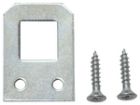 PLAQUE DE FIXATION  30 mm POUR MIROIRS Acier - P/4