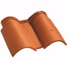 Tuile double bourrelet terre cuite Plein sud Terroir - long. 34,5 cm