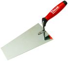 TRUELLE LISSEUSE INOX BOUT CARRE 22CM MANCHE BI-MATIERE