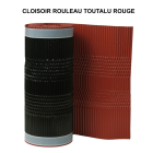 CLOSOIR RLX TOUTALU 300 ROUGE LG 5M (CT DE 5) / PRIX DU ROULEAU