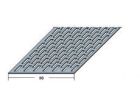 Bande de ventilation, perforation rectangulaire Section ventilation 300 cm2 / ml  Noir Longueur 2,50m