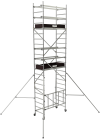 Échafaudage roulant en aluminium RUNNER - hauteur de travail 6,6m - Runner