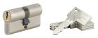 Cylindre de haute sûreté Adria 30x30 nickel velours bicolore 4 clés