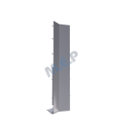Angle Intérieur135° / Bandeau Haut. 200 mm + 90 mm RIVEPRO Gris