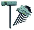 CLE MALE HEX GRIP - ETUI DE 9 PCS (BROCHABLE)