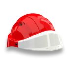 Casque - Orizon rouge visiere blanche - Taille unique