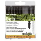 COFFRET 10 LAMES SCIE SAUTEUSE ATTACHE EN T