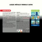 Laque métaux ferreux - FÉRICOLOR Satiné Blanc - pot de 0,5L