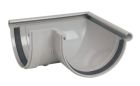 ANGLE DE GOUTTIERE EXTERIEUR A JOINT POUR PROFILE LG33 GRIS - AE33