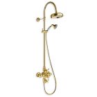 colonne de douche chambord retro thermostatique dore