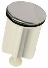 C406 - Clapet de bonde de lavabo Ø39,5 mm - Clapet plastique inox.