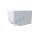 Protège Panne Epaisseur 100mm x 250mm Long 600mm - Protège Panne Epaisseur 100mm x 250mm Long 600mm couleur BLANC