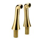 2 colonnettes hautes 130 mm mm3/4' dore