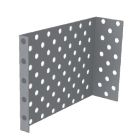 Profilé d'arrêt latéral en aluminium perforé - IPALA160-1 - long. 2,5m x larg. 160mm