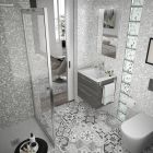 Meuble FUSSION CHROME 600 2 tiroirs  ALSACE 598 x 540 x 450 mm