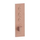FACADE THERMO UP VERTICALE THERMO 3 SORTIES QUADRI OR ROSE BROSSE